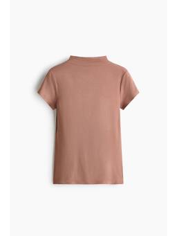 H&M - Women Brown Fitted Turtleneck Top