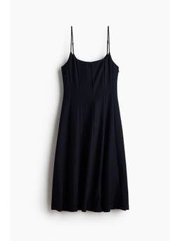 H&M - Women Navy Blue Strappy Midi Dress