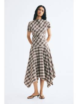 H&M - Women Brown Handkerchief Skirt