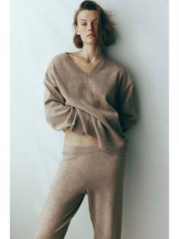 H&M - Women Brown Loose-Fit Jumper