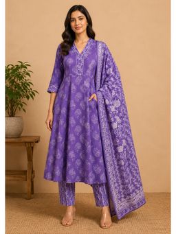 SILSELAH - Blue Ethnic Kurta with Pant and Dupatta