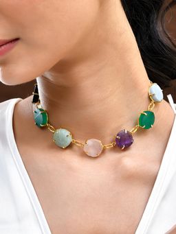 Voylla - Voyage Color Splash Vogue Necklace