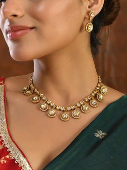 Voylla - Regal Heritage Kundan Necklace Set