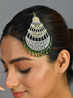 Voylla - Afsana Royale American Diamond Paasa Maangtikka