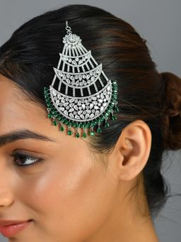 Voylla - Noor-E-Nazakat American Diamond Paasa Maangtikka