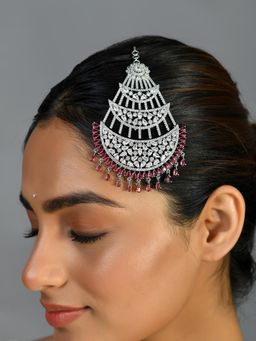 Voylla - Riyasati Regal American Diamond Paasa Maangtikka