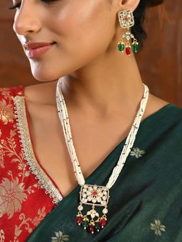 Voylla - Kundan Elegance Noor-E-Nazakat Necklace Set