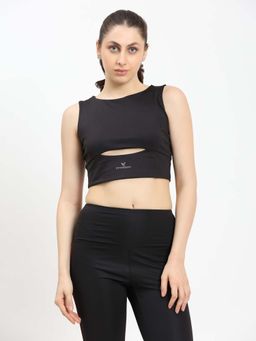 Dpassion - Women Black Sports Bra