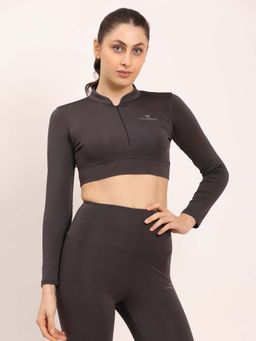 Dpassion - Women Grey Sports Bra