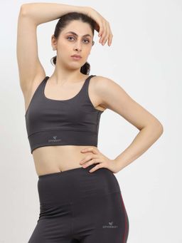 Dpassion - Women Grey Sports Bra