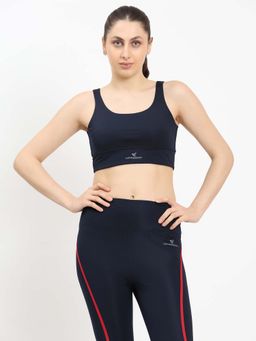 Dpassion - Women Navy Blue Sports Bra