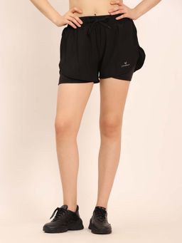 Dpassion - Black Running Shorts for Women