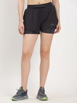 Dpassion - Grey Running Shorts for Women