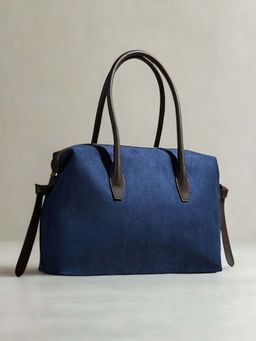 ZAMANA - Women Solid Mini Duffle Bag - Blueberry
