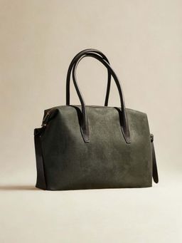 ZAMANA - Women Solid Mini Duffle Bag - Green