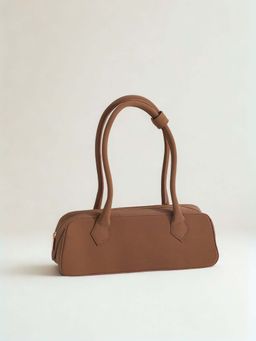 ZAMANA - Women The Baguette Handbag - Mocha
