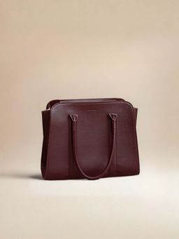 ZAMANA - Women The Mimi Tote Bag With Pouch - Burgundy