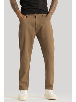 Snitch - Camille Brown Solid Relaxed Fit Trouser