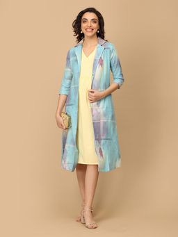 The Mom Store - Canary And Coats Maternity & Nursing Dress with Shacket (Set of 2)