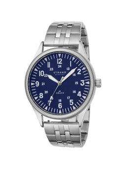 Strand by Obaku - Reef Denim Quartz Blue Round Dial Men Watch - S724GXCLSC