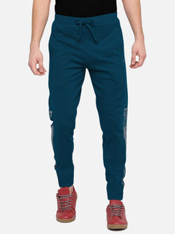 BULLMER - Men Blue Athleisure Sportswear Track Pants