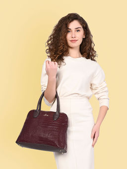 Lavie - Mimi Women's Dome Satchel (Maroon) (L)