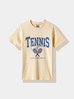 R&B - Yellow Graphic Half Sleeves T-Shirt