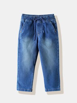 R&B - Blue Regular Plain Jeans