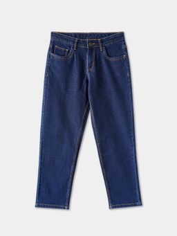 R&B - Indigo Regular Plain Jeans