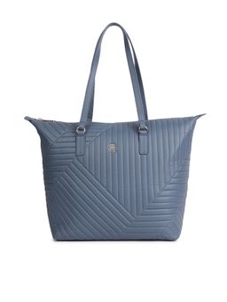 Tommy Hilfiger - Women Blue Textured Tote Bag