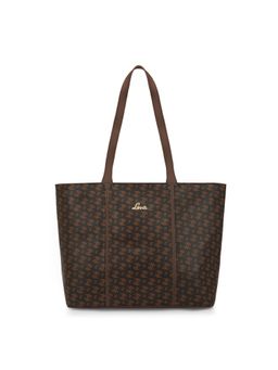 Lavie - Women Brown Printed Tote Bag (L)