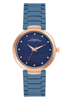 French Connection - Blue Dial Analog Watch for Women-FCN063UM (M)