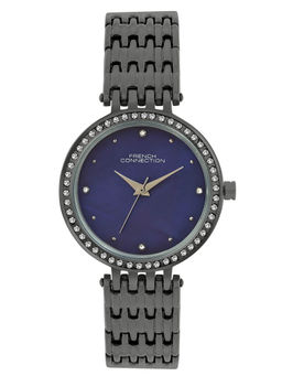 French Connection - Blue Dial Analog Watch for Women-FCN075GNM (M)
