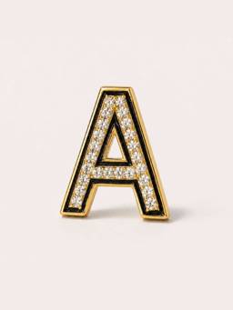 Isharya - Gold Alphabet Bag Charm