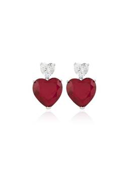 Isharya - Red Dore Ruby Botox Dangler Earrings