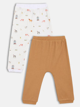 MINI KLUB - Cotton Full Length Joggers (Pack of 2)