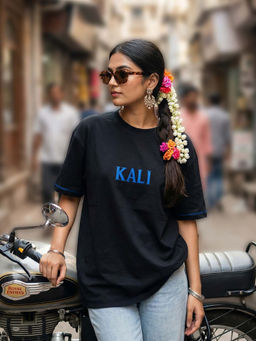 MASU - Women Black Limited Edition Kali Oversize T-Shirt