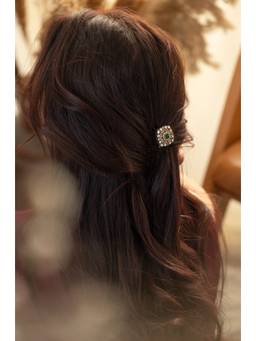 Do Taara - 22k Gold Plating Polki Braid Pin