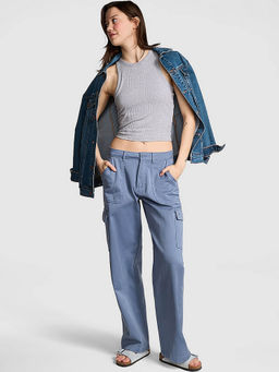 Victoria's Secret - Blue Utility Cargo Pants
