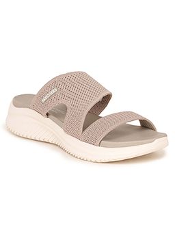 SKECHERS - Women Beige Ultra Flex 3.0 Sandals