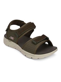 SKECHERS - Men Olive On-The-Go 400 Sandals