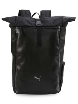 Puma - Unisex Black Solid Light Weight Backpack