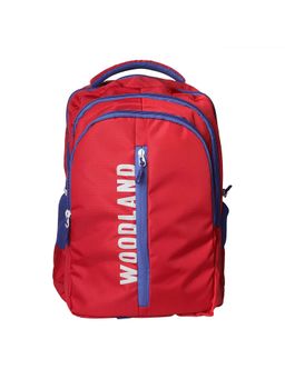 WOODLAND - Unisex Red Colorblock Bagpack