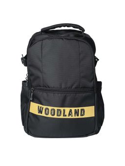 WOODLAND - Unisex Black Solid Bagpack