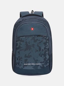 Swiss Military - Unisex Teal Camouflage Printed 16 Inch Laptop Backpack