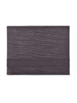 WOODLAND - Men Grey Textured Wallet