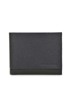 WOODLAND - Men Black Textured Wallet