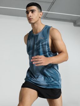 Puma - Run Favourite Mens Running Singlet Tank Top - Blue