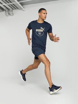 Puma - x FIRST MILE Mens Running T-shirt - Blue