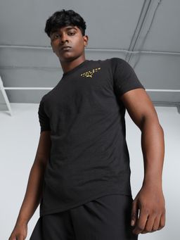 Puma - Run Club Mens Running T-shirt - Black